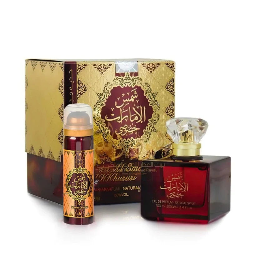 Shams Al Emarat Khususi with Deo 100ml Eau de Parfum Ard Al Zaafaran