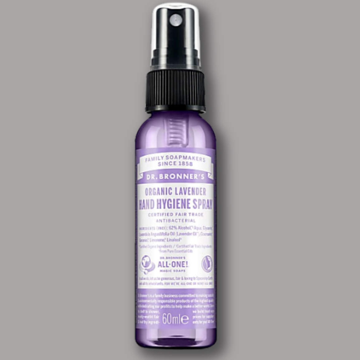 DR Lavender Organic Hand Hygiene Spray 60ml