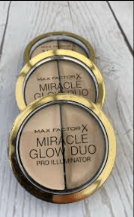 6 x Max Factor Miracle Glow Duo Highlighter - 10 LIGHT - Prime Glow