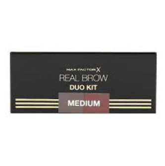 6 x Max Factor Real Brow Duo Kit - 002 MEDIUM - Prime Glow