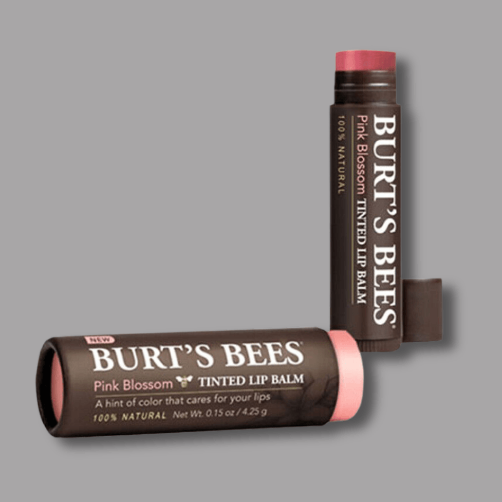 Burt's Bees Pink Blossom Tinted Lip Balm 4.25g x2 - Prime Glow